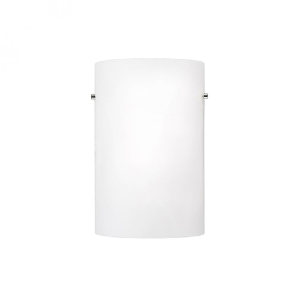 Kuzco Lighting Inc Hudson 9-in LED Wall Sconce Brushed Nickel/Chrome