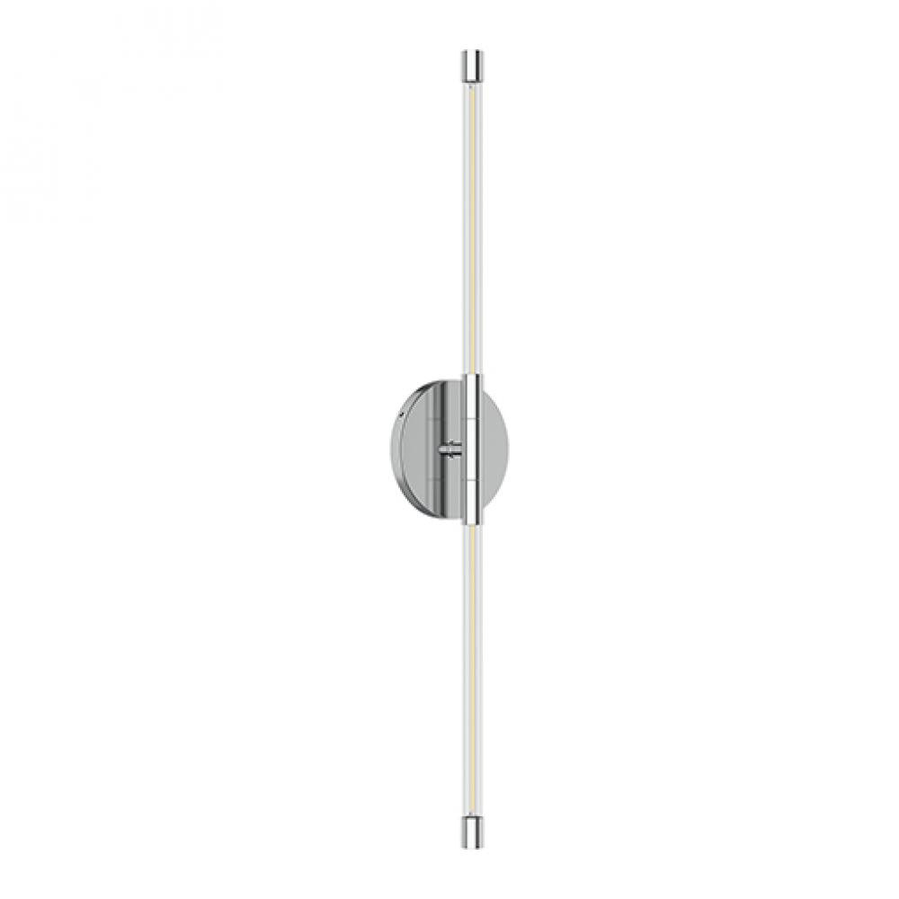 Kuzco Lighting Inc Motif 26-in LED Wall Sconce Chrome
