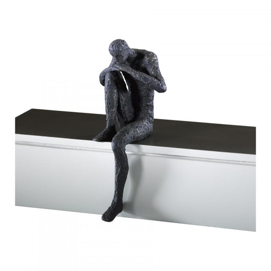 Cyan Design Thinking Man Shelf Decor