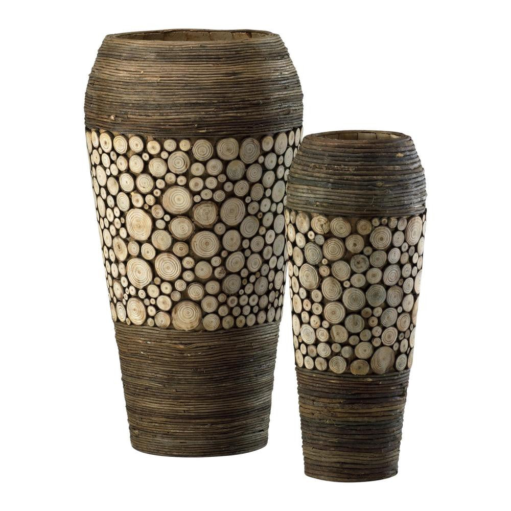 Cyan Design Wood Slice Oblong Containers