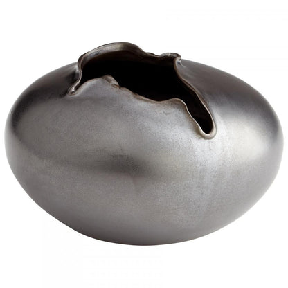 Cyan Design Tambora Vase Black Metal 5"H