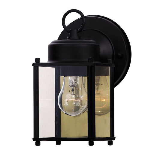 Savoy House Exterior 7.88-in Outdoor Wall Mount Lantern Black