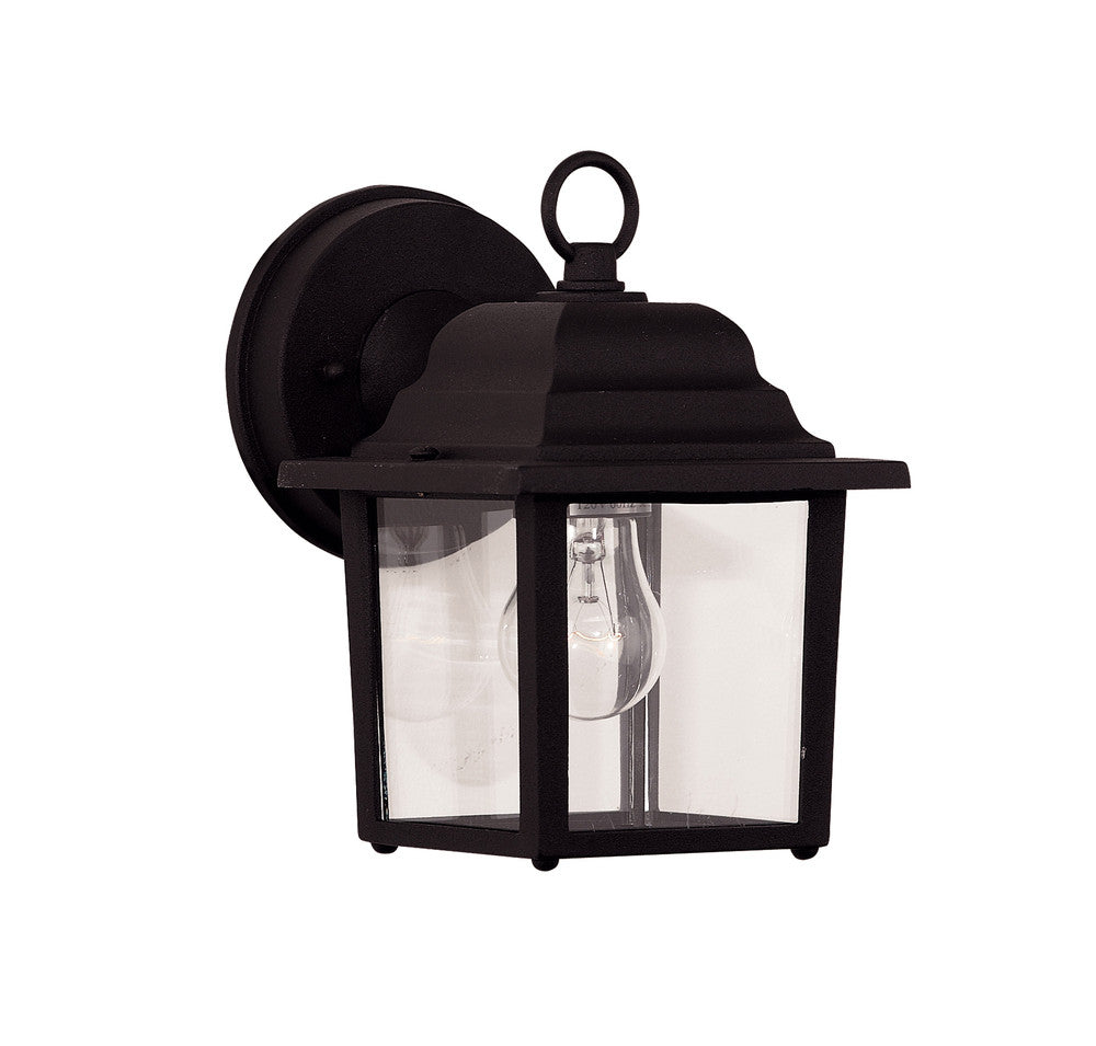 Savoy House Exterior 8.25-in Outdoor Wall Mount Lantern Black