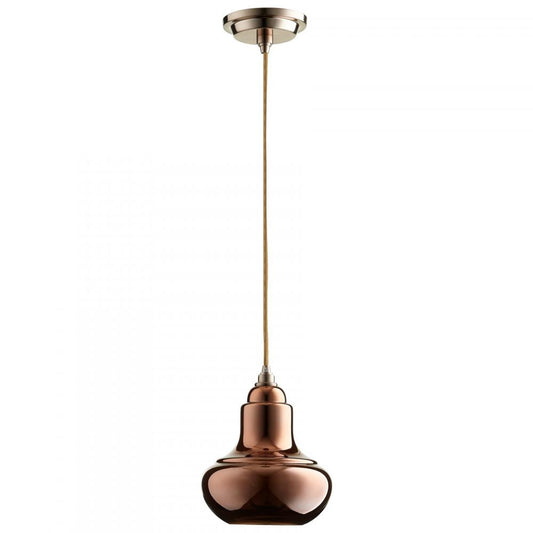 Cyan Design Camille Pendant Copper 9.25"H Red Wine Glass