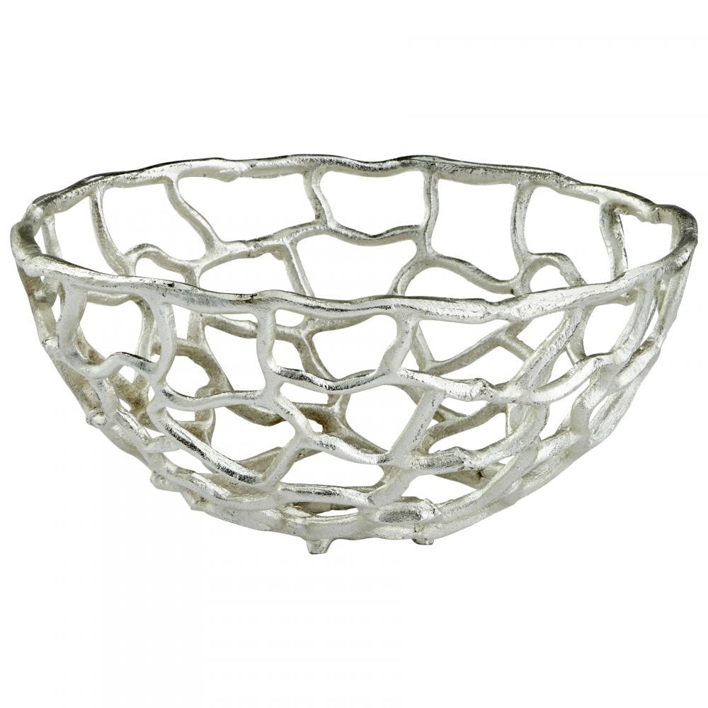 Cyan Design Enigma Container Silver 6"H