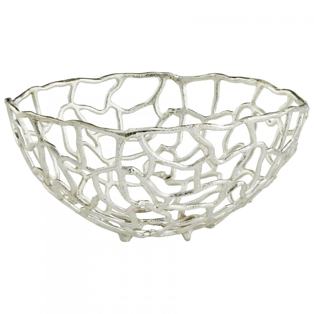 Cyan Design Enigma Container Silver 7.5"H