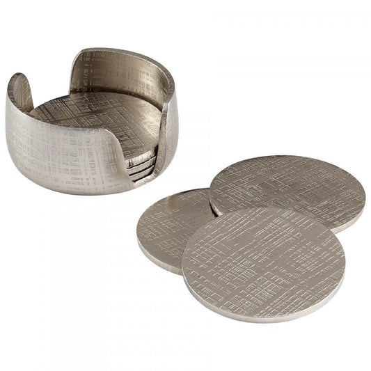 Cyan Design Nickel Coasters