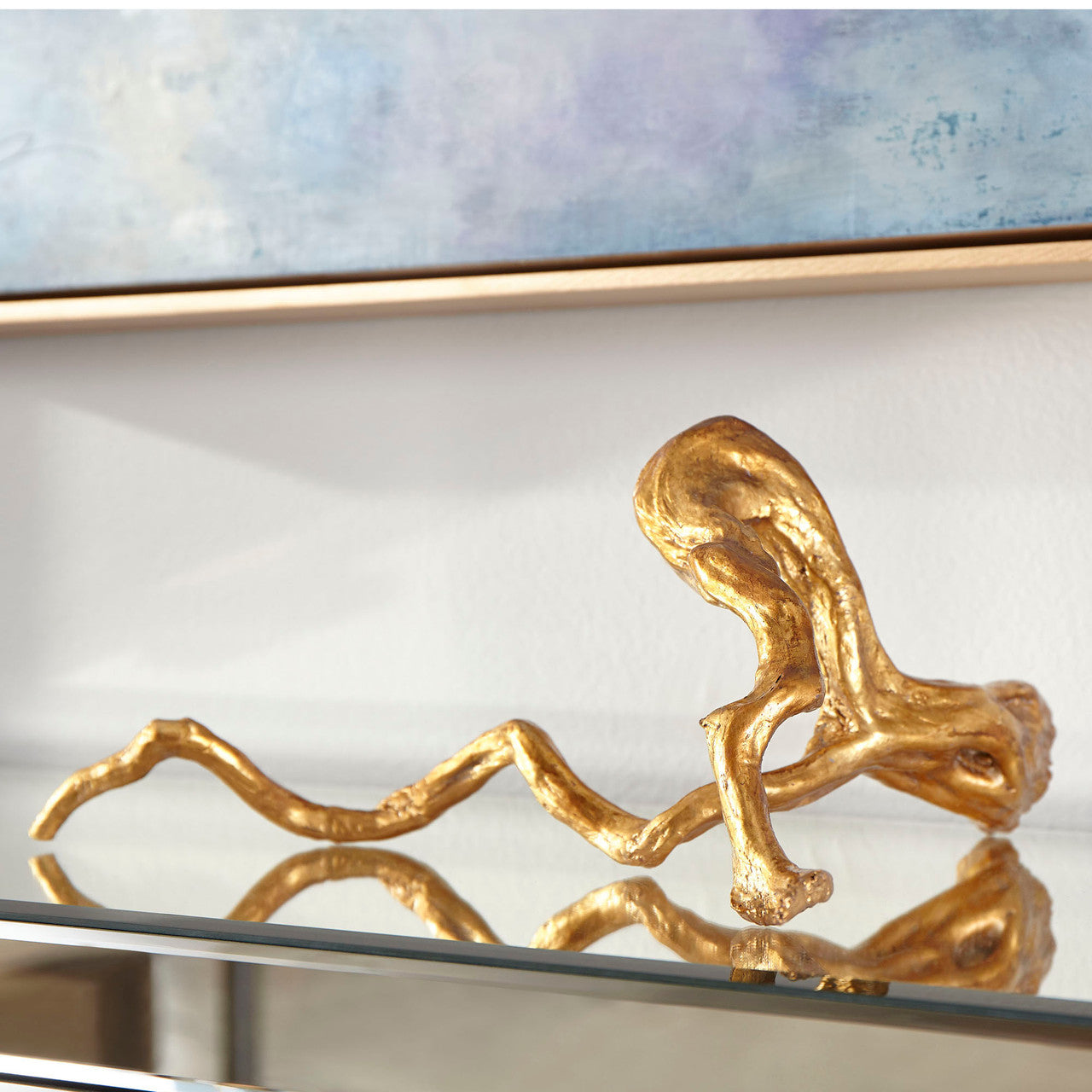 Cyan Design Drifting Gold Sculpture