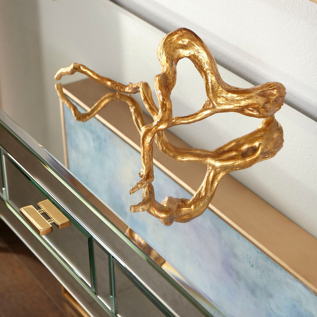 Cyan Design Drifting Gold Sculpture