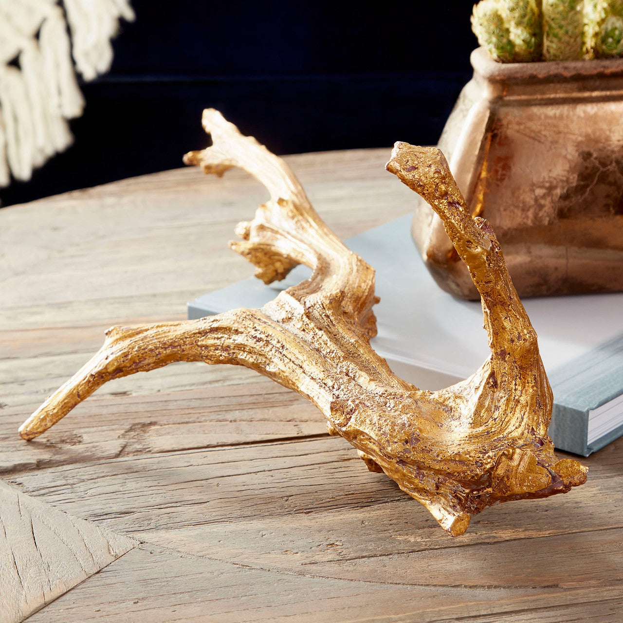 Cyan Design Drifting Gold Sculpture