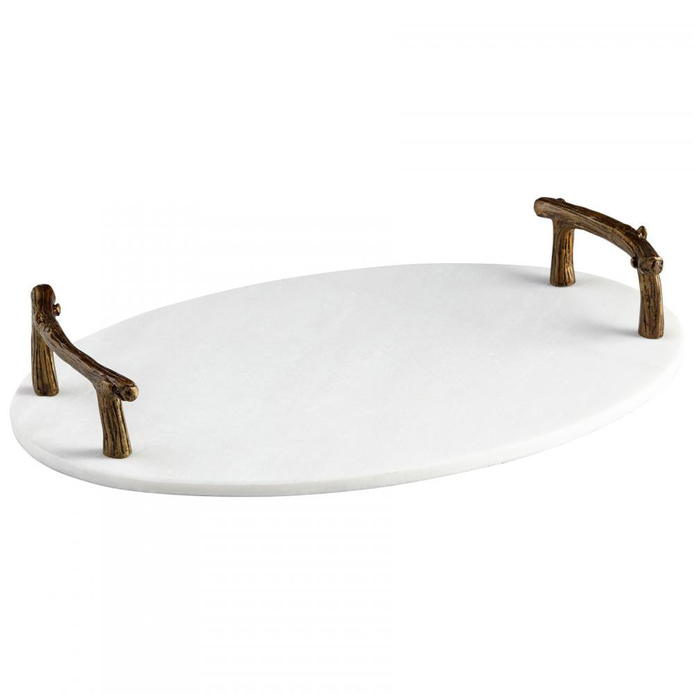 Cyan Design Marble Woods Tray