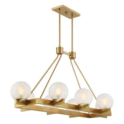 Savoy House Darien 8-Light Linear Chandelier - alternate view