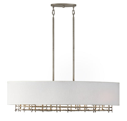 Cameo 4-Light Linear Chandelier in Campagne Luxe
