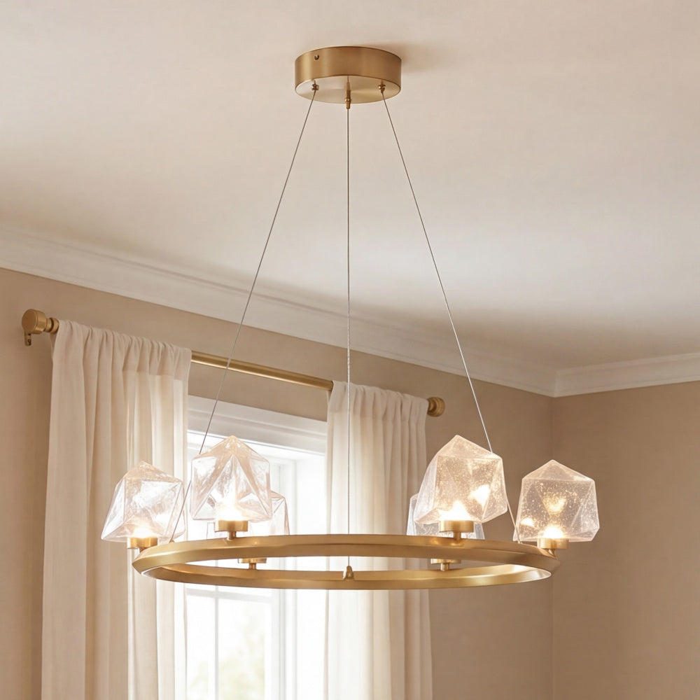 Savoy House Castello 6-Light Chandelier - Warm Brass