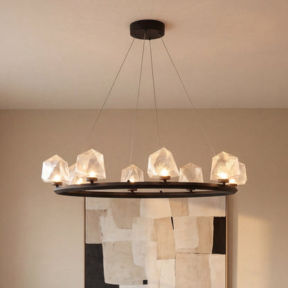 Savoy House Castello 8-Light Chandelier - Matte Black