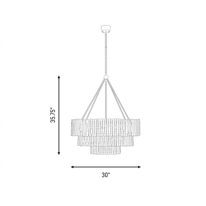 Phong 9-Light Chandelier