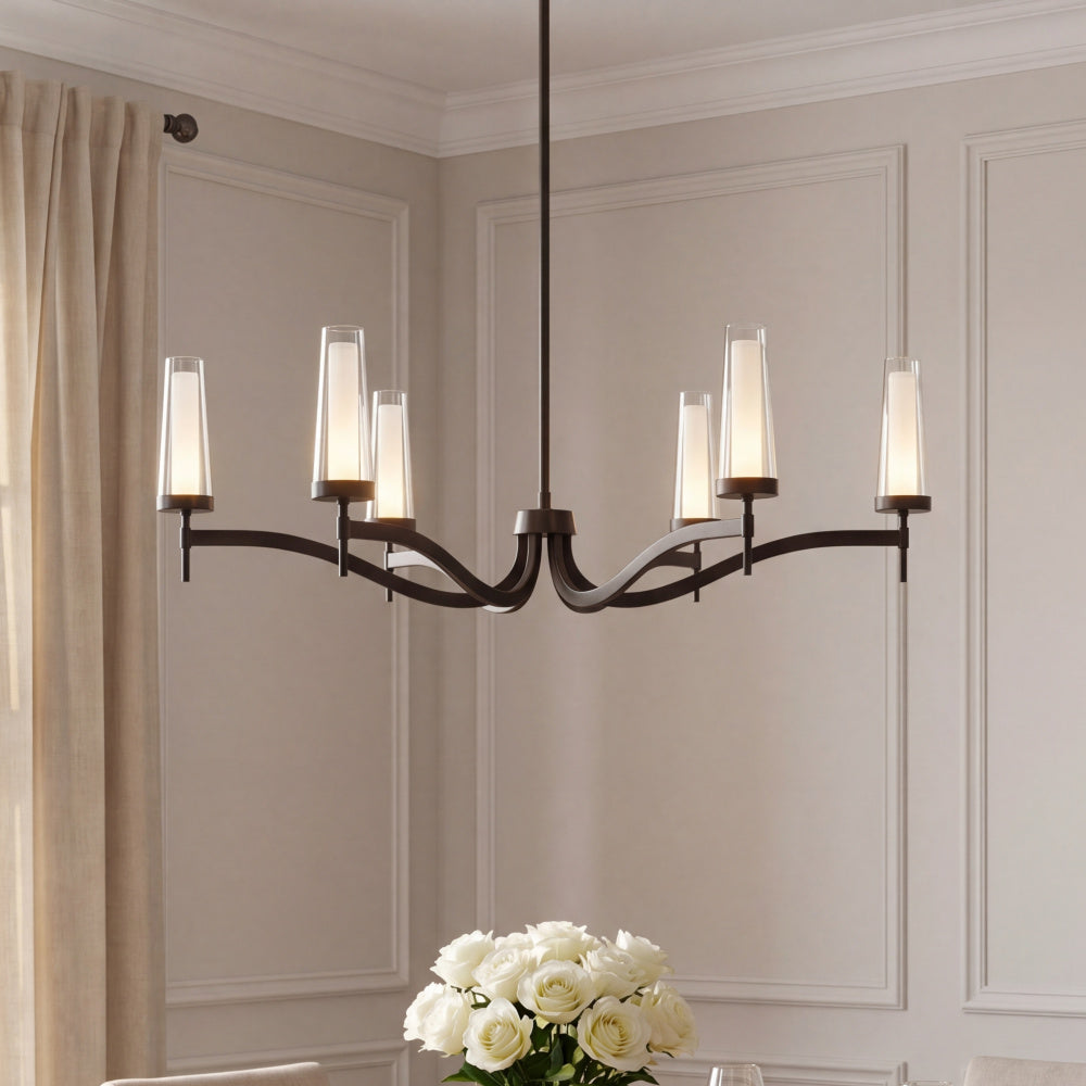 Savoy House Butler 6-Light Chandelier - Mediterranean Bronze