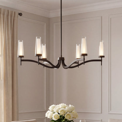 Savoy House Butler 6-Light Chandelier - Mediterranean Bronze
