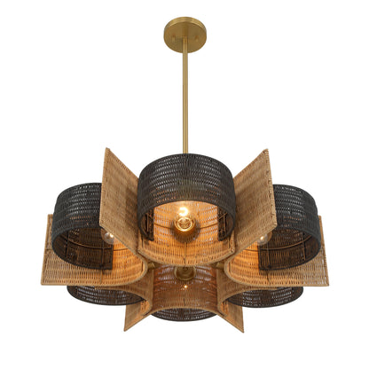 Savoy House Espacio 6-Light Chandelier - alternate view