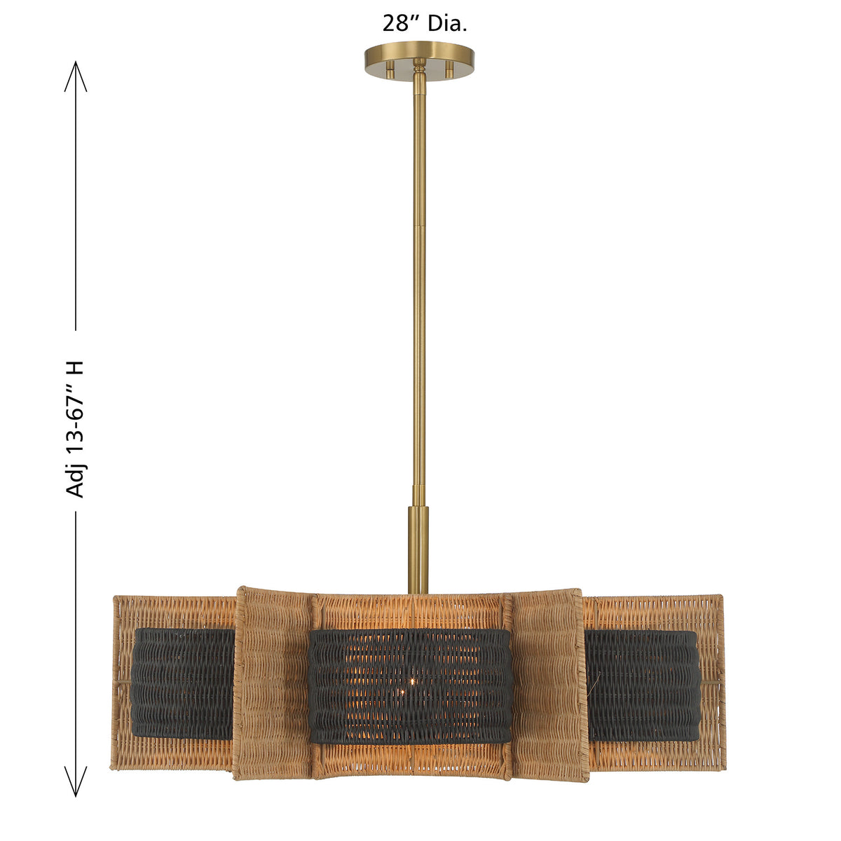 Savoy House Espacio 6-Light Chandelier - alternate view