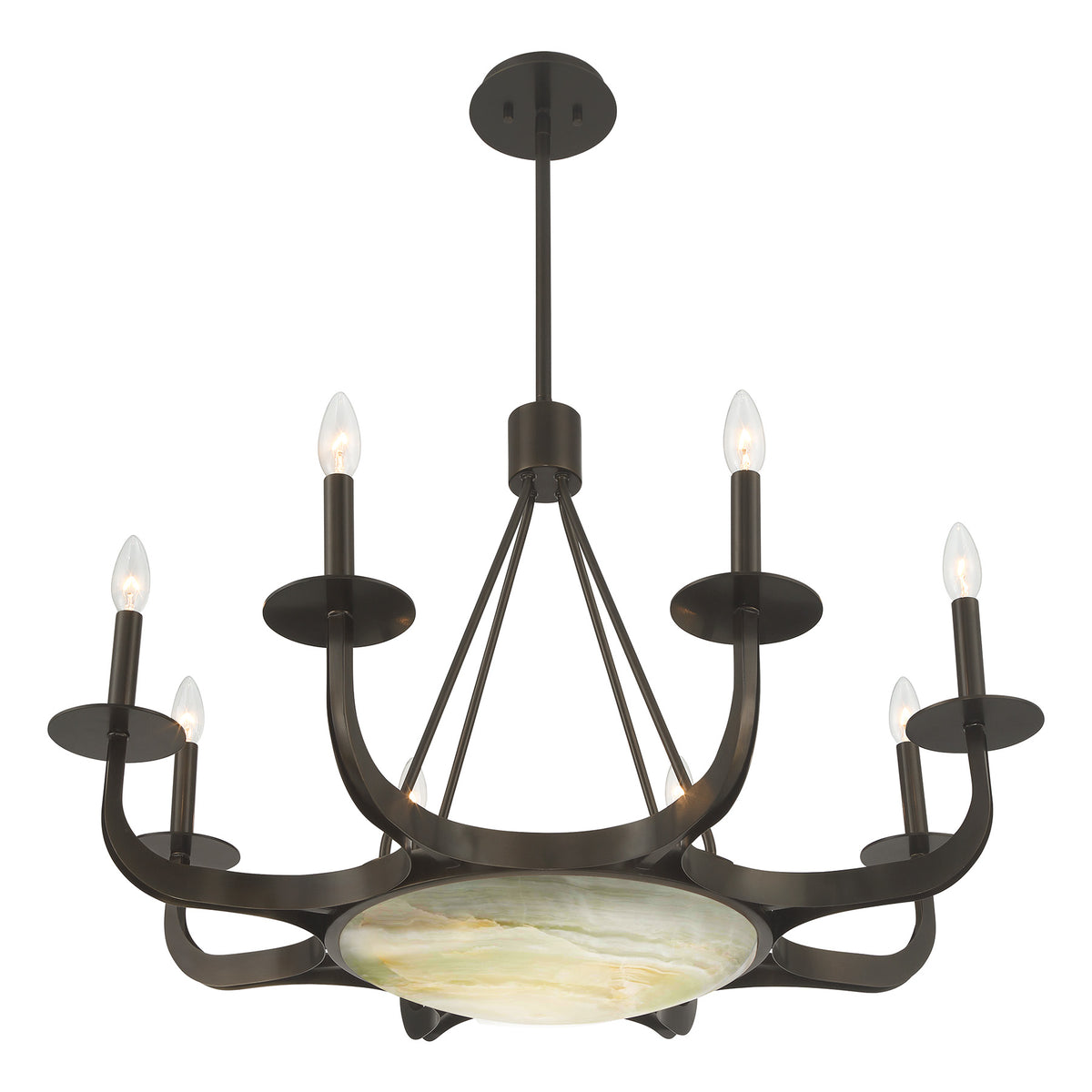 Savoy House Salford 9-Light Chandelier - alternate view