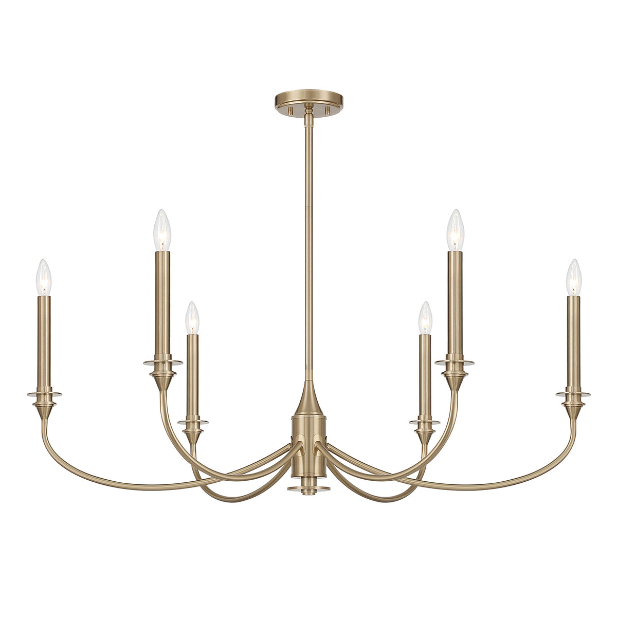 Savoy House Coventry 6-Light Chandelier - Matte Black, view 25