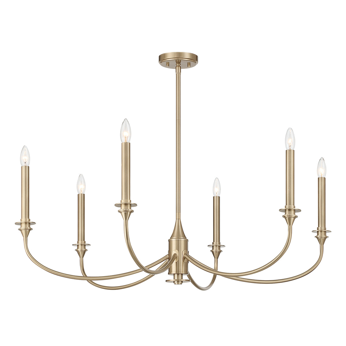 Savoy House Coventry 6-Light Chandelier - Matte Black, view 27