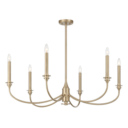 Savoy House Coventry 6-Light Chandelier - Matte Black, view 27