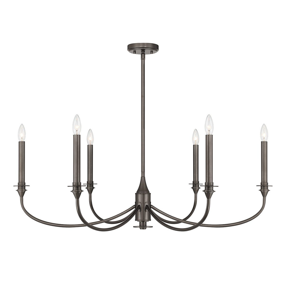 Savoy House Coventry 6-Light Chandelier - Matte Black, view 36