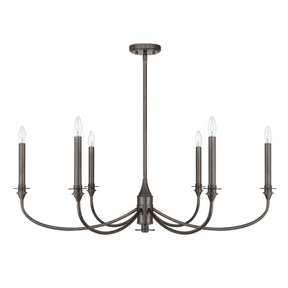 Savoy House Coventry 6-Light Chandelier - Matte Black, view 37