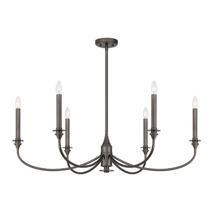 Savoy House Coventry 6-Light Chandelier - Matte Black, view 38