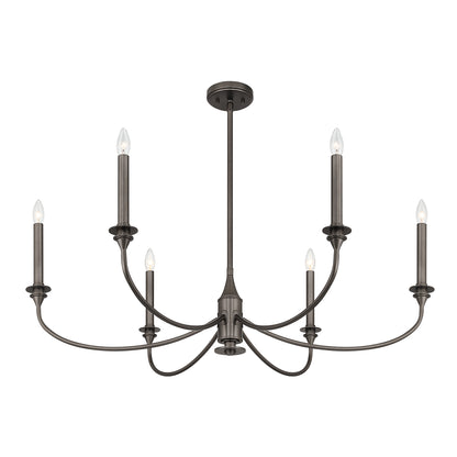 Savoy House Coventry 6-Light Chandelier - Matte Black, view 39