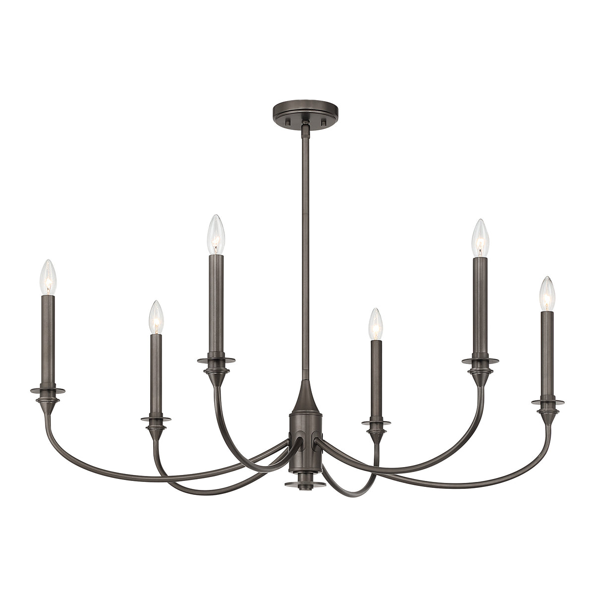 Savoy House Coventry 6-Light Chandelier - Matte Black, view 40
