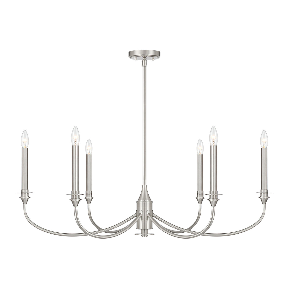 Savoy House Coventry 6-Light Chandelier - Matte Black, view 12