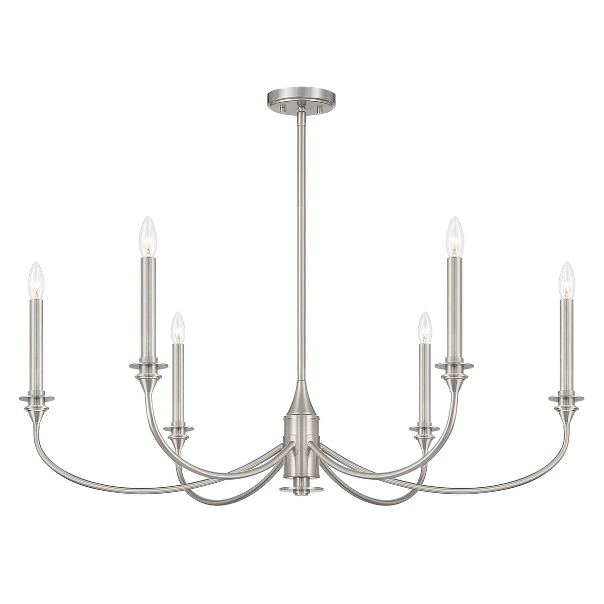 Savoy House Coventry 6-Light Chandelier - Matte Black, view 14