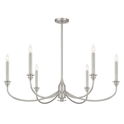 Savoy House Coventry 6-Light Chandelier - Matte Black, view 14