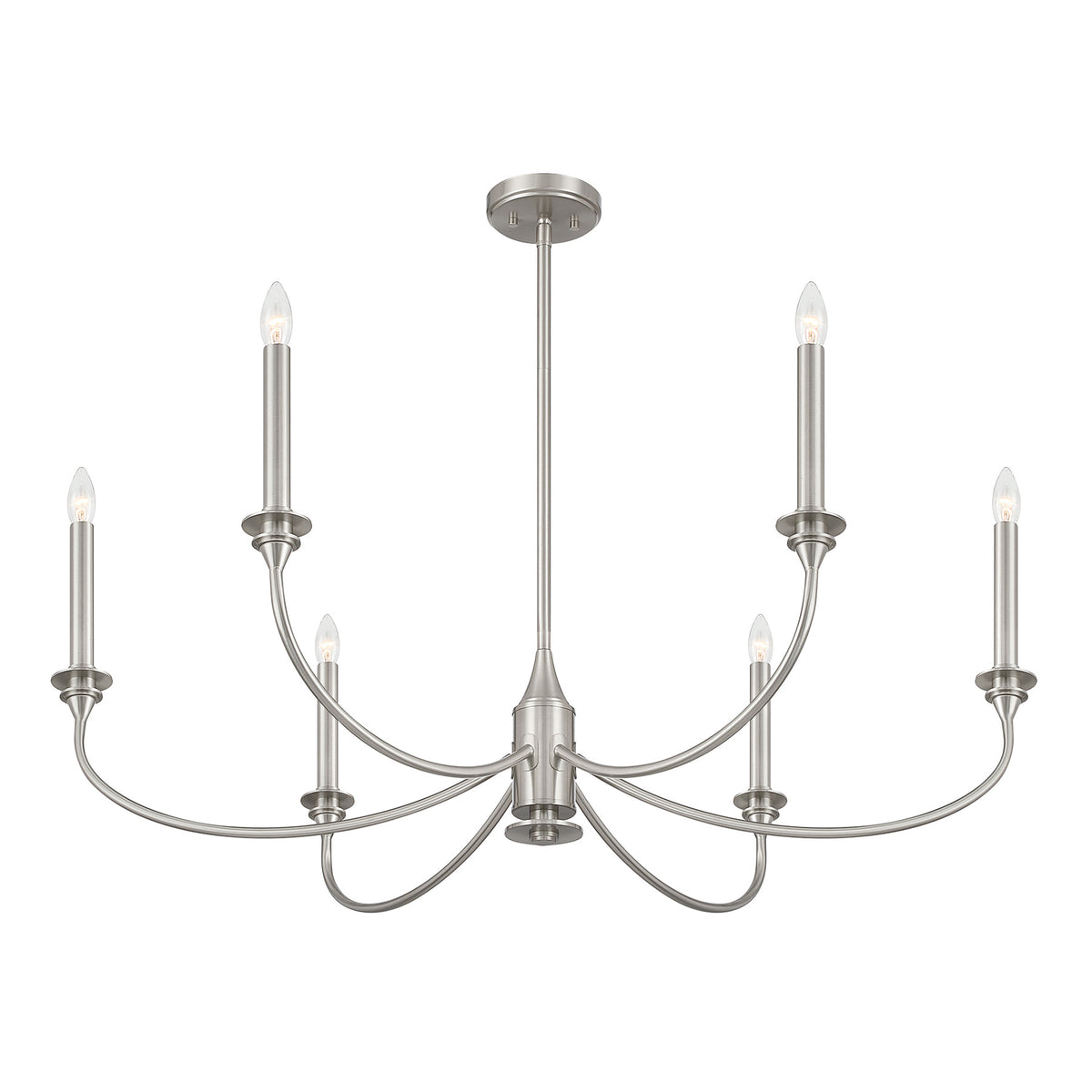 Savoy House Coventry 6-Light Chandelier - Matte Black, view 15