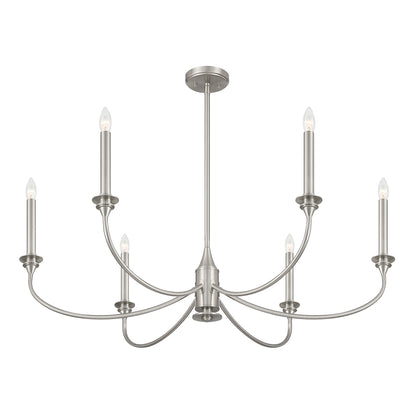 Savoy House Coventry 6-Light Chandelier - Matte Black, view 15