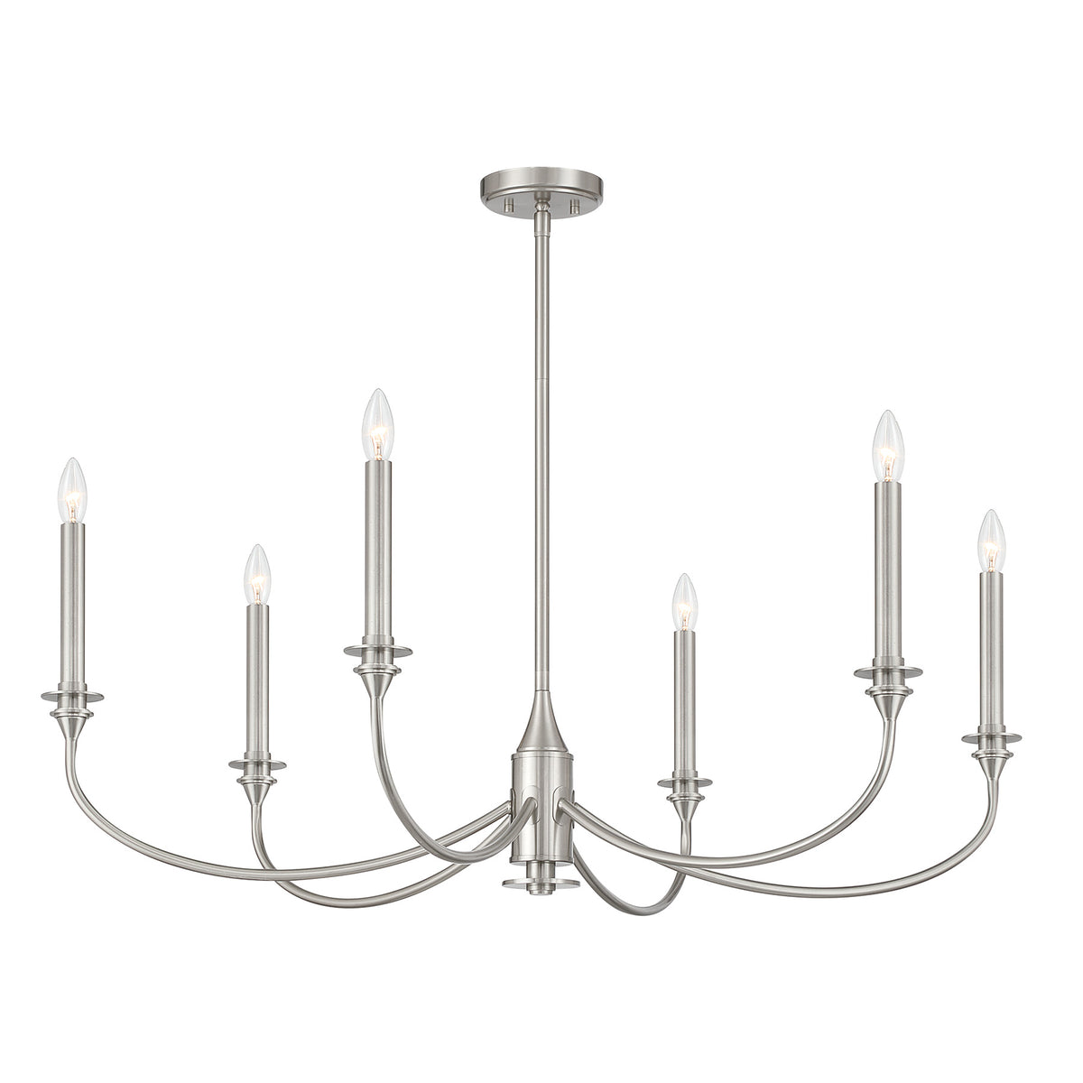 Savoy House Coventry 6-Light Chandelier - Matte Black, view 16