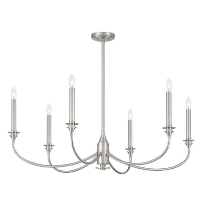 Savoy House Coventry 6-Light Chandelier - Matte Black, view 16