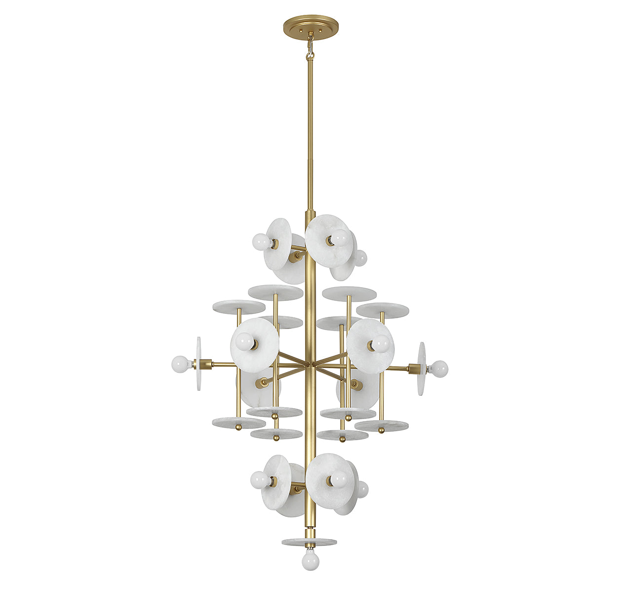Amani 15-Light Chandelier in Royal Gold