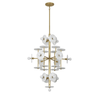Amani 15-Light Chandelier in Royal Gold