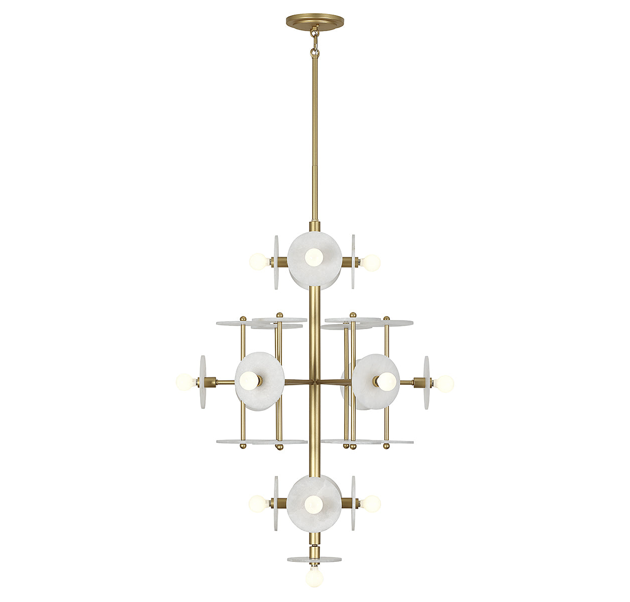 Amani 15-Light Chandelier in Royal Gold
