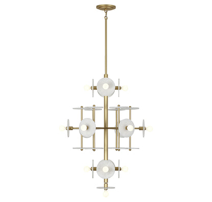 Amani 15-Light Chandelier in Royal Gold