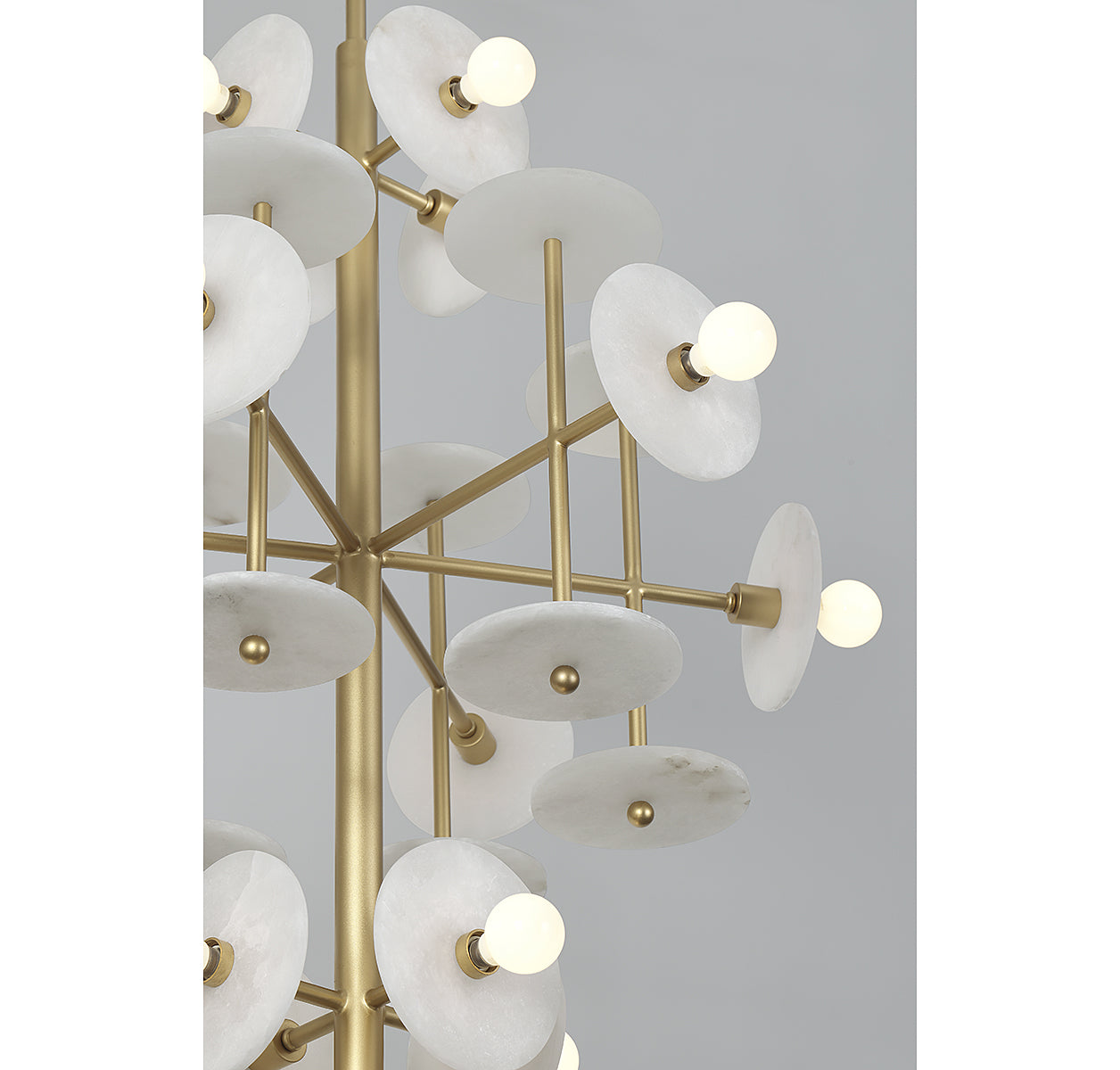 Amani 15-Light Chandelier in Royal Gold
