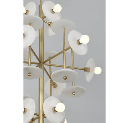 Amani 15-Light Chandelier in Royal Gold