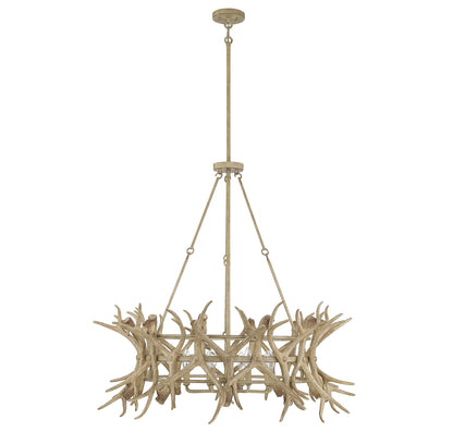 Daniels 8-Light Chandelier - Matte White