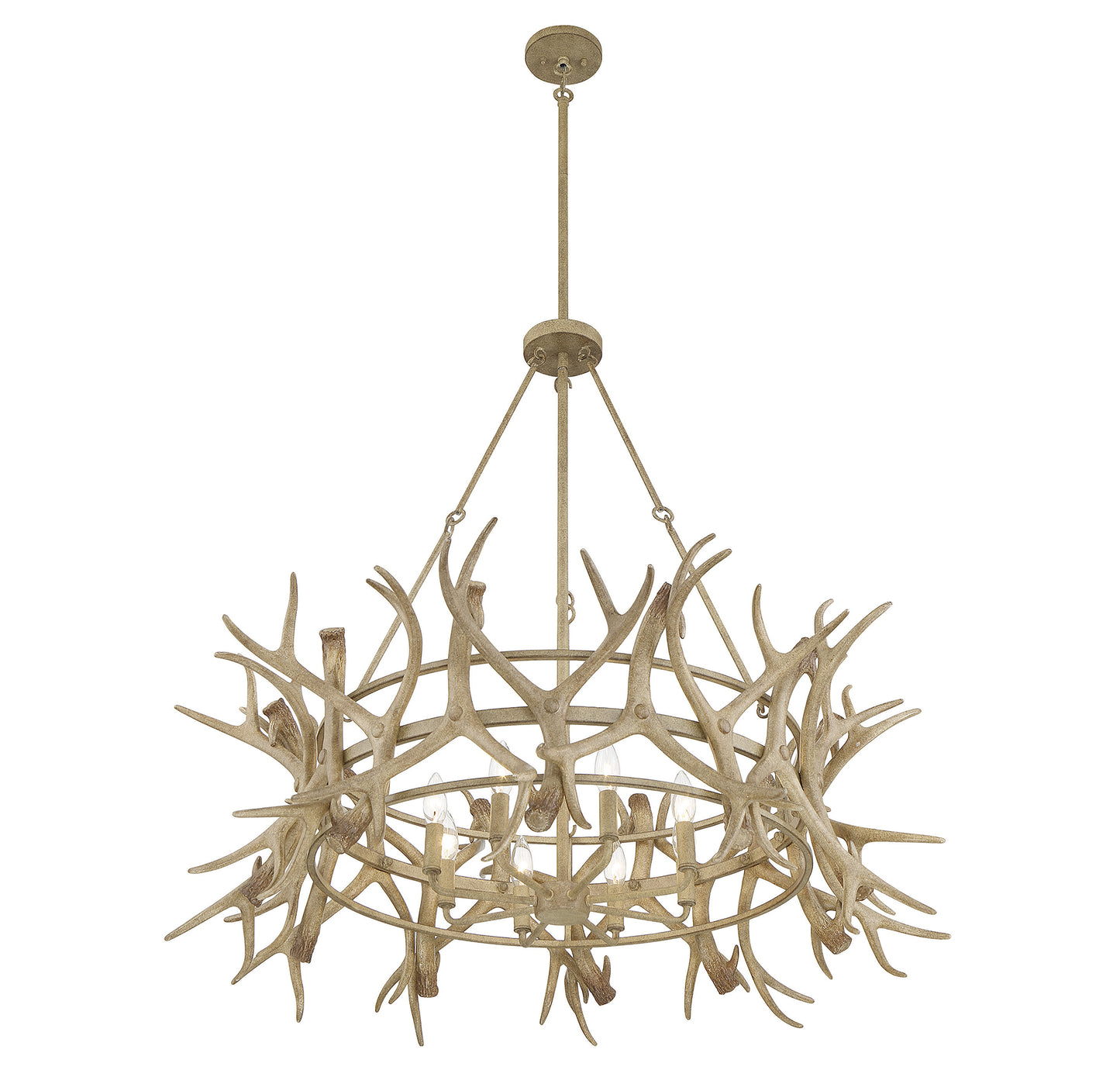 Daniels 8-Light Chandelier - Matte White