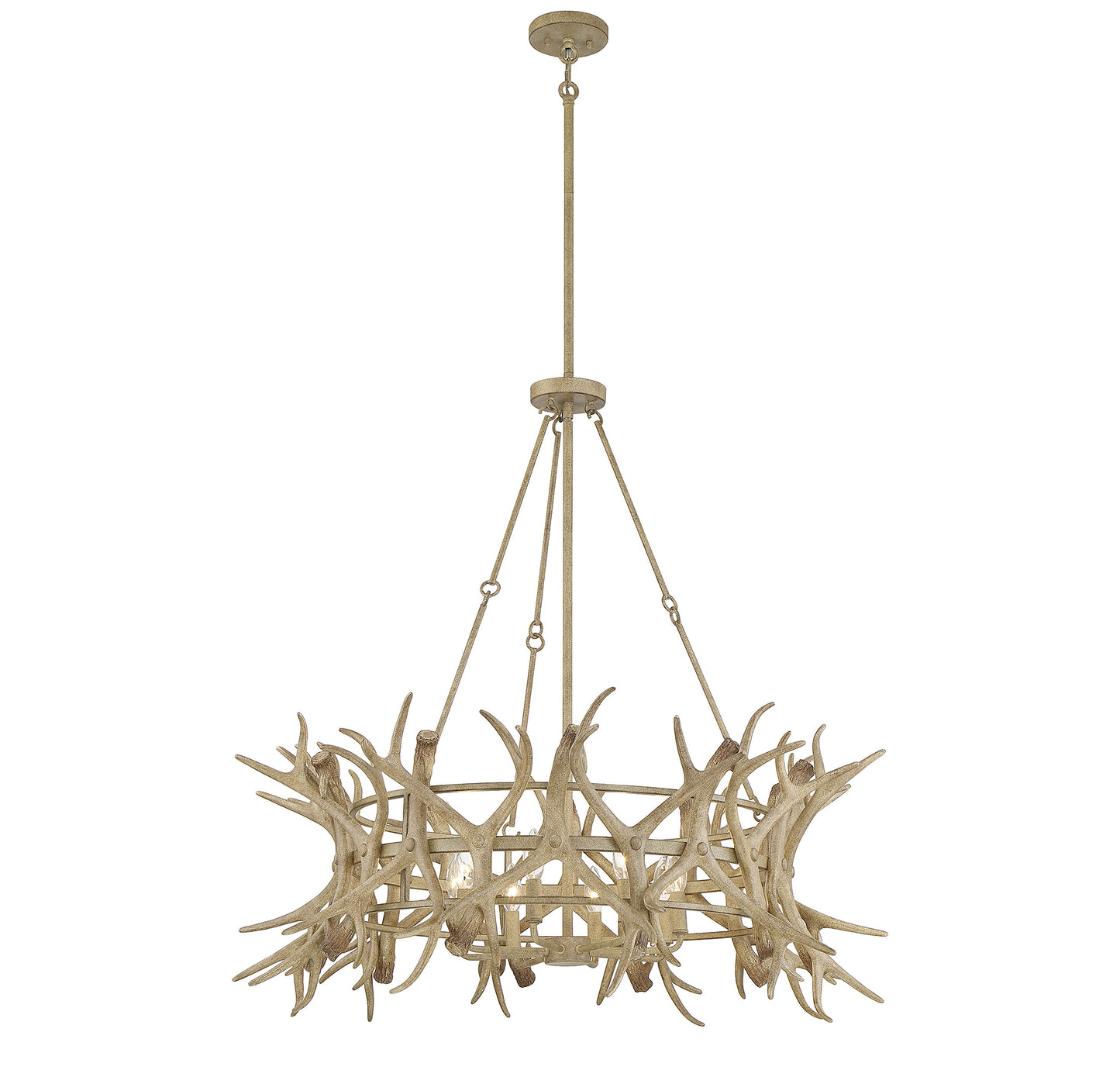 Daniels 8-Light Chandelier - Matte White