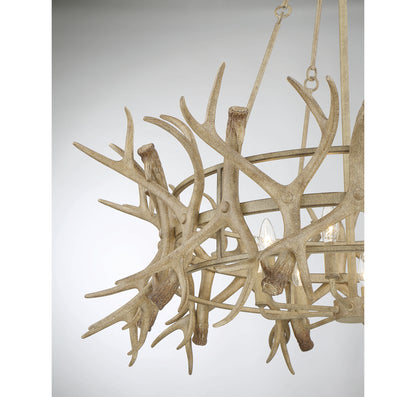 Daniels 8-Light Chandelier - Matte White